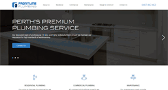 Desktop Screenshot of frontlineplumbing.biz